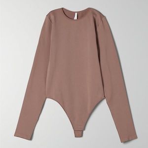 Aritzia Seamless Contour Crew Longsleeve Bodysuit NWT